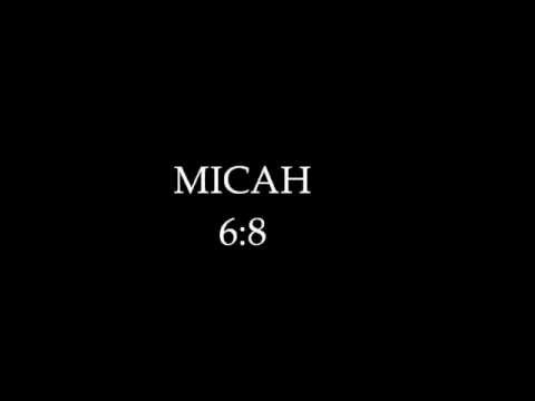 Micah 6 8