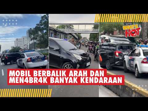 Aksi Bahaya Pengemudi Calya di Jakarta Pusat: Pelanggaran Berlapis dari Lawan Arus Hingga TNKB Palsu