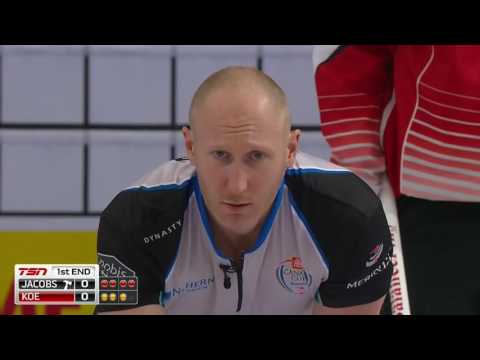 Brad Jacobs vs. Kevin Koe - 2016 Home Hardware Canada Cup of Curling (Draw 4)