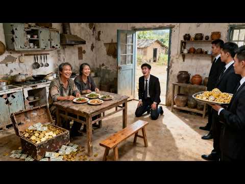 Crió a un hijo ingrato, fue abandonado, sin saber que su padre era millonario y lo donó todo.#drama