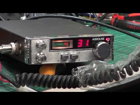 Audioline PT340 IK CB27/81 CB radio (mobile) -  Recapped   On The Air test