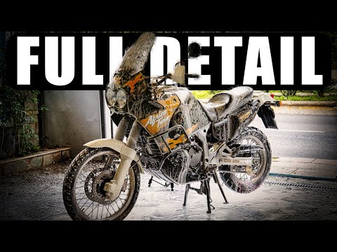 Thumbnail for 25 Year Old HONDA AFRICA TWIN XRV750 - Full Detail - Ceramic Coating & PPF Protection by Honda XRV750