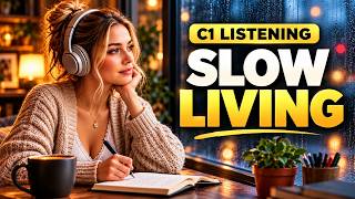 (C1 Listening) Slow Living || ENGLISH Listening Practice