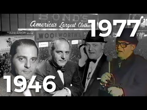 Ben Grauer at Times Square New Year's Eve Reports Compilation (1946 - 1977)