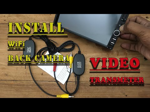 How to install 2.4G Wireless Transmitter & Receiver for Car Reverse Rear View Backup Camera
