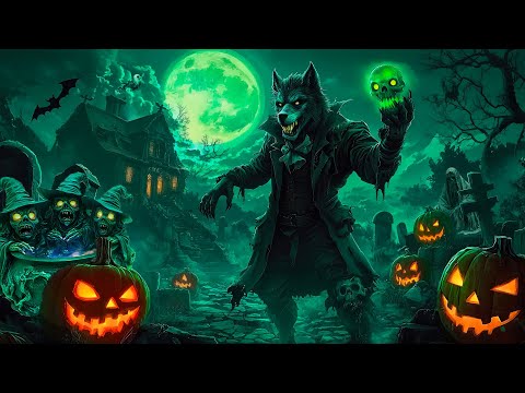 Best Relaxing Scary Halloween Music 2025 🎃 Lair of the Moon Wolf 👻 Spooky Sound, Halloween Ambience