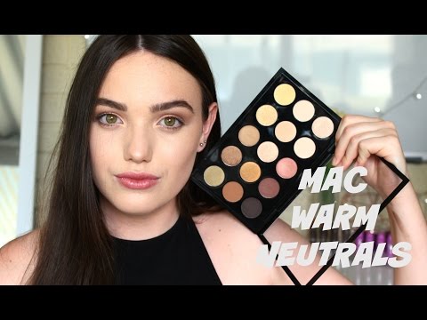 Mac Warm Neutrals Palette | First Impressions & Demo