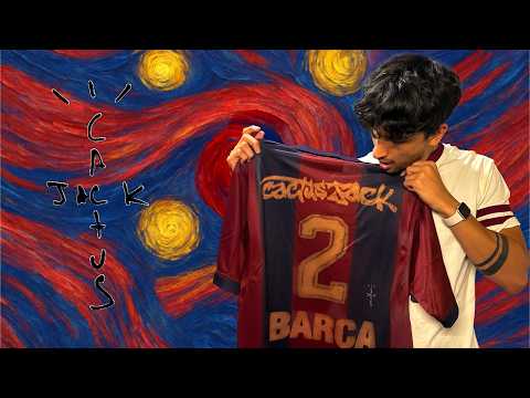 Unboxing the CJ x FC Barcelona Retro 2000/01 Skeleton Jersey