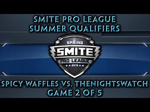 SPL Summer Qualifiers - Spicy Waffles vs. TheNightsWatch (Game 2 of 5)