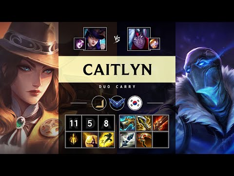 Caitlyn ADC vs Varus: Rampage - KR Diamond Patch 25.S1.1