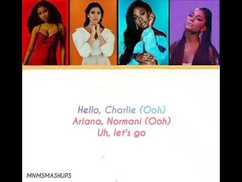 Bad to you - Ariana Grande, Normani, NIcki MInaj (remix ft. Dua Lipa) Coloured Coded (lyrics)