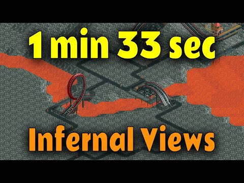 Beating Infernal Views in 1m 33s - OpenRCT2 speedrun
