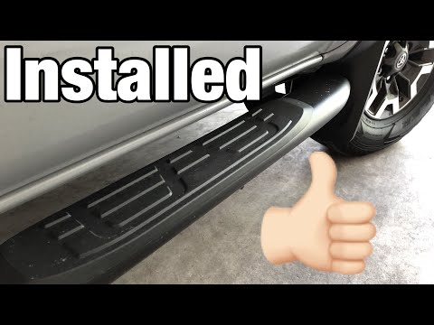 Tacoma Black Oval Side Step Install