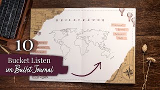 10 Bullet Journal Bucket List Ideen