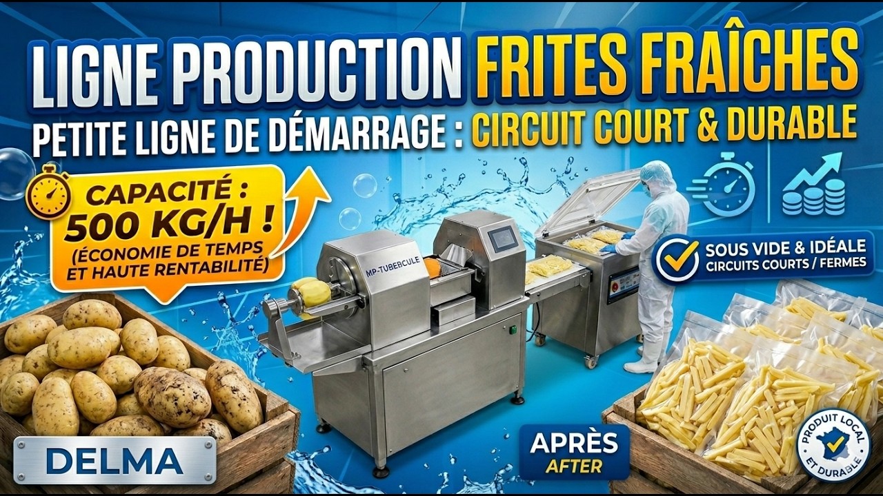 Fry Line 500 kg/h