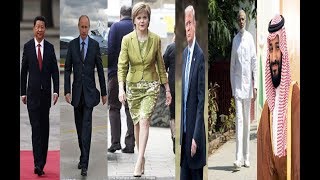 Top six most powerful people walking style