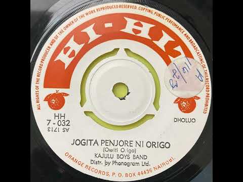 Jogita Penjore Ni Origo - Kajulu Boys Band