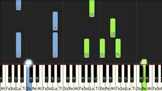 Satellite Call   Sara Bareilles - ピアノ（Synthesia）