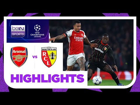 Arsenal v Lens | Champions League 23/24 | Match Highlights