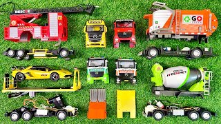 Merakit Mainan Diecast | Truk Sampah, Molen, Pemadam, Towing
