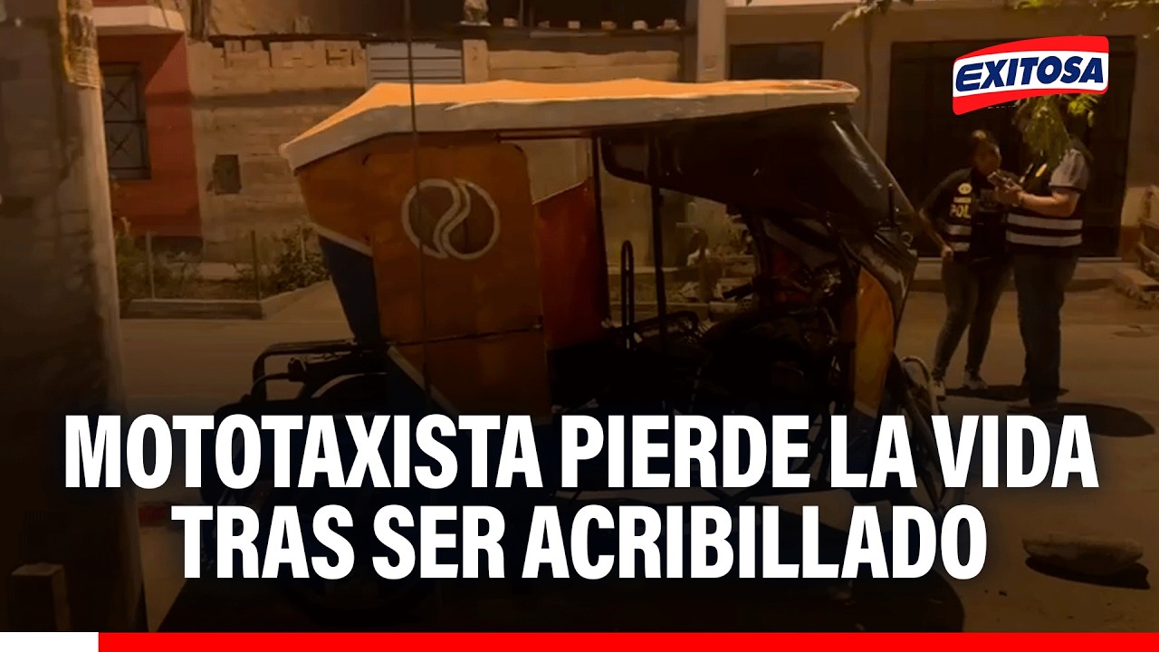 🔴🔵 Ataque armado en Cercado de Lima: Mototaxista pierde la vida tras ser acribillado