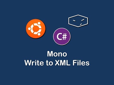 mono c write to xml files