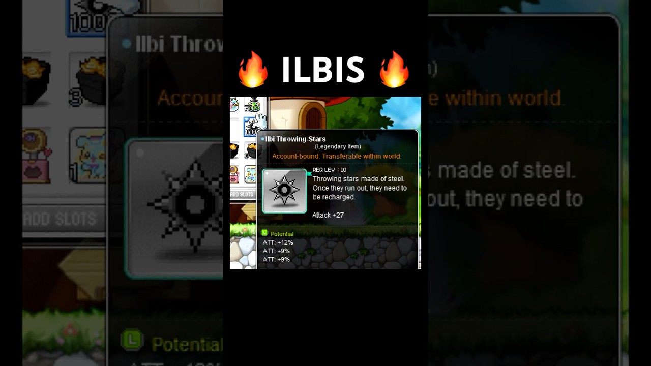 maplestory ilbi fun fact