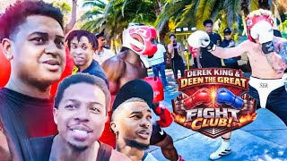 Derek King &amp; Deen The Great Host The CRAZIEST Fight Club!!