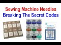 Sewing Machine Needles -  Breaking The Secret Codes -  Christopher Nejman