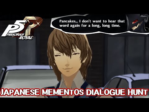 Hunting for Japanese Akechi pancakes mementos dialogue