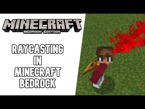 AGamingPlayz - Raycasting In Minecraft Bedrock!!