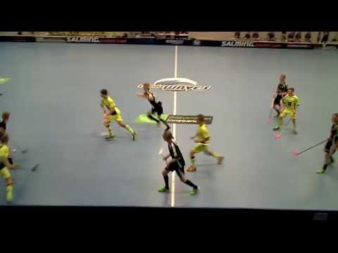 Juniorallsvenskan  Herr 151108  Lindås IBK - Halmstads IBK (6-3) Per3