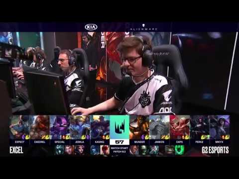 XL vs G2 Excel Esports vs G2 Esports Highlights | Week 6 Day 2 | LEC 2019 Spring
