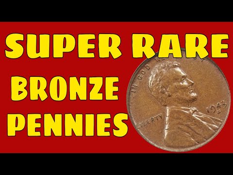 Super rare copper pennies worth money! 1943 Copper rare  pennies to look for in circulation!