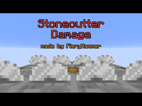 Stone Cutter Machine Minecraft Recipe / Minecraft 1 14 Snapshot 18w44a Blast Furnace Stonecutter ...