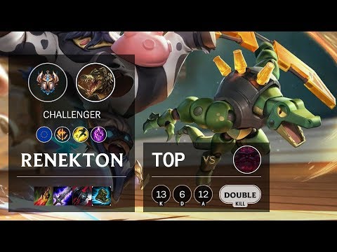 Renekton Top vs Ornn - EUW Challenger Patch 10.9