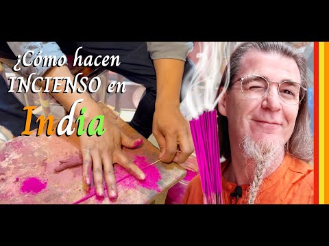 EXPERTO HACE a mano INCIENSO natural de ALTA CALIDAD en INDIA 🇮🇳