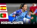 Spain vs Portugal | Highlights | U17 Women's European Championship 06-05-2024