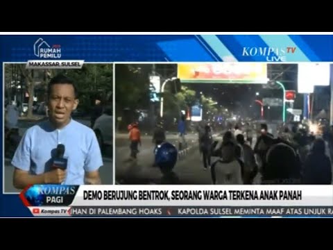 Update Demo 24 September Berahir Ricuh di Makassar #KompasPagi