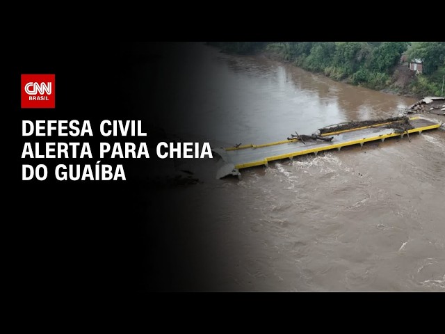 Chuvas no RS: Defesa Civil alerta para cheia do Guaíba | CNN 360°