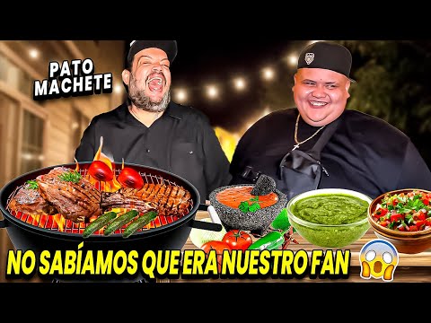 PATO MACHETE nos invitó a su CASA para una mega CARNE ASADA REGIA 🔥 