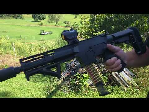 SB Tactical SBA3 first test on the PSA AR-9 wetestgear.com