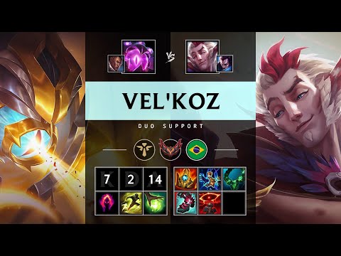 Vel'Koz Support vs Rakan - BR Grandmaster Patch 25.12