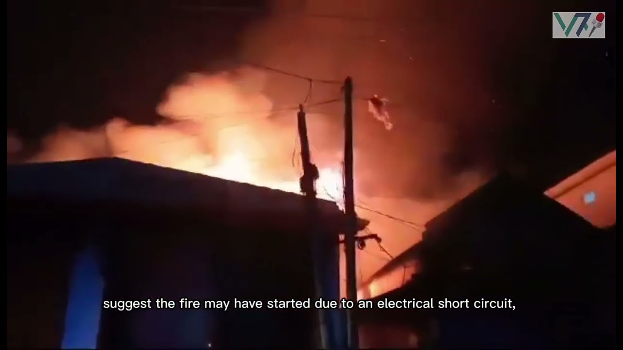 Fire Destroys Goods in Khulna Barabazar Jute Warehouse