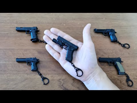 Top 5 Mini Toy Gun Keychain 2022 -Miniature Pistol in 1:3 Scale