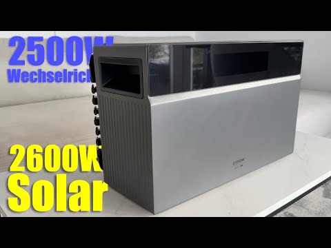 KI Heimspeicher System  mit 2600W Solar und 2500W AC! - Conow CBE2000 Pro im Test | Venix