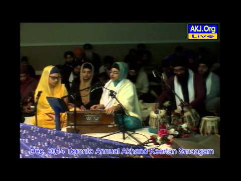 058 Toronto Dec. 2014 Smaagam - Friday Morning Keertan - B. Bhavandeep Kaur Jee Ottawa