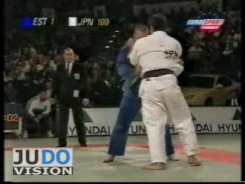 JUDO 1999 World Championships: Shinichi Shinohara 篠原 信 (JPN) - Indrek Pertelson (EST)