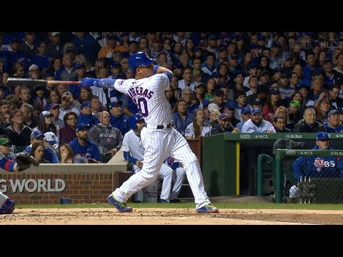 NLCS Gm4: Contreras crushes a homer off scoreboard