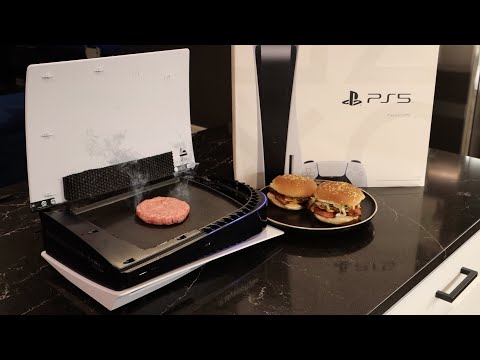 How to cook burgers on a PlayStation 5
